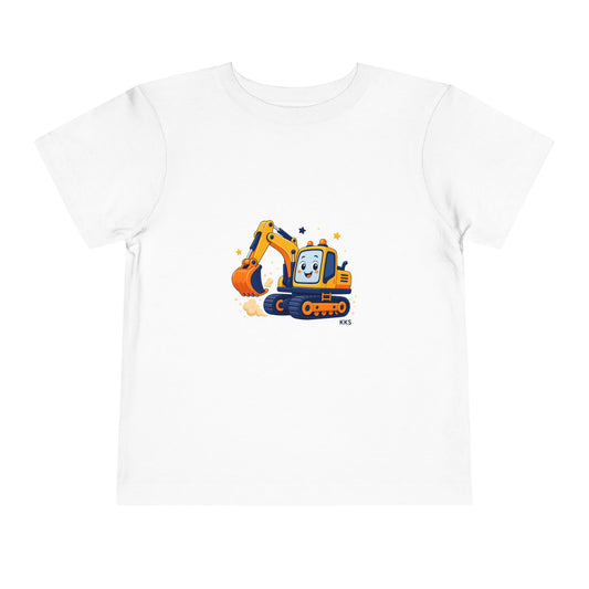 T-shirt enfant – Engin de chantier rigolo | Kay Key Songs