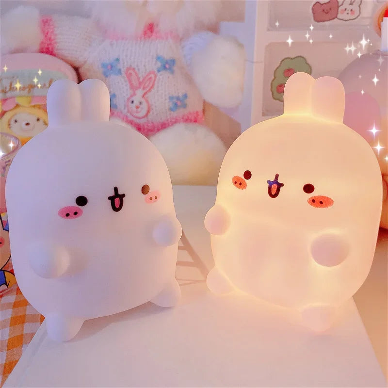 Veilleuse Lapin Douce – Lumière d’Ambiance pour Enfant