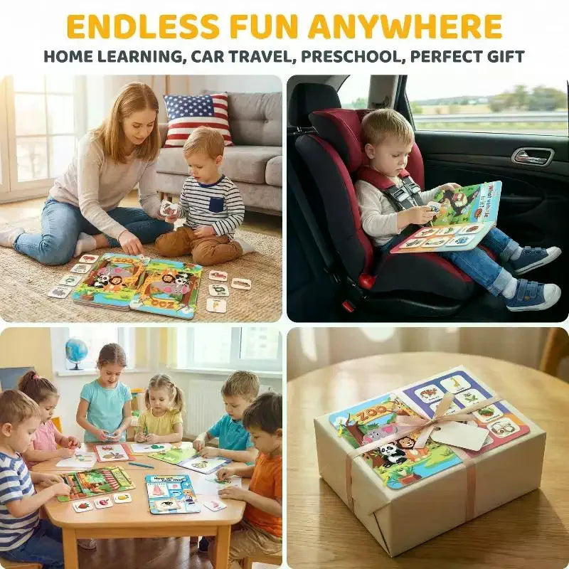 Jeu d’association Montessori – Cartes réutilisables