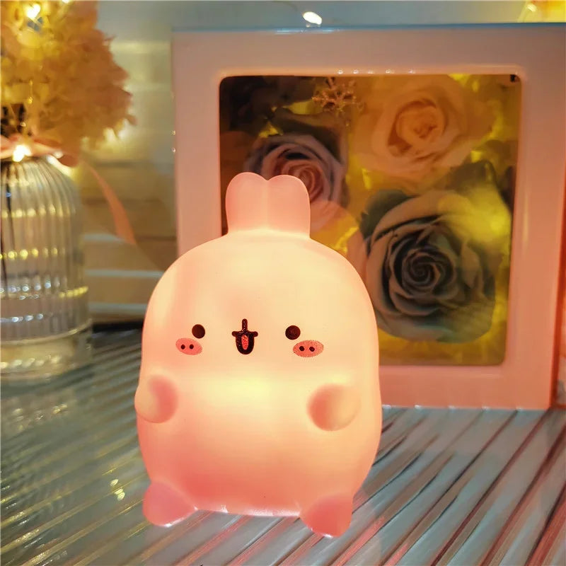 Veilleuse Lapin Douce – Lumière d’Ambiance pour Enfant