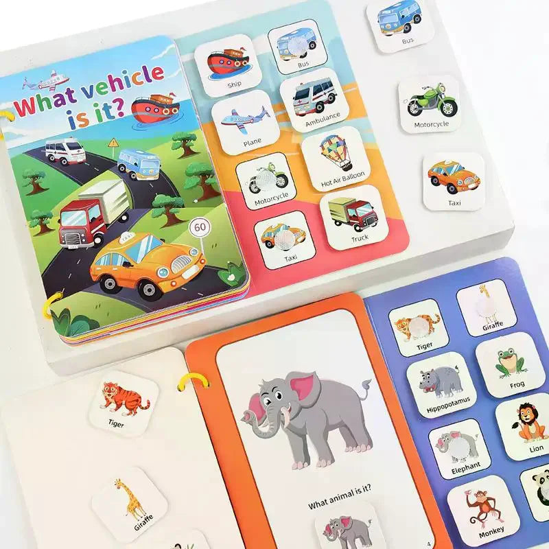 Jeu d’association Montessori – Cartes réutilisables