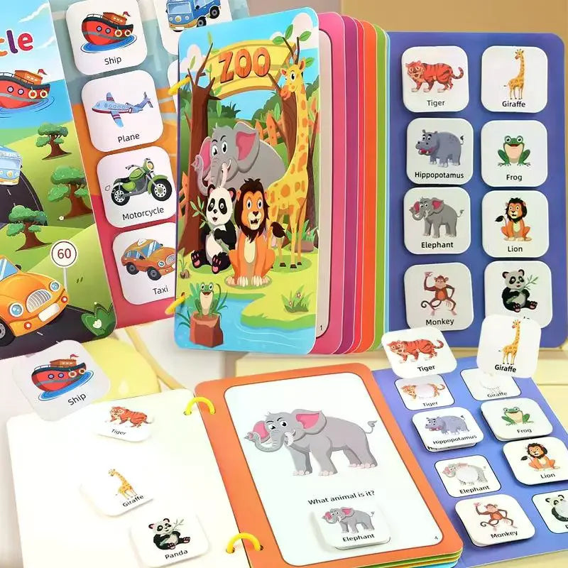 Jeu d’association Montessori – Cartes réutilisables