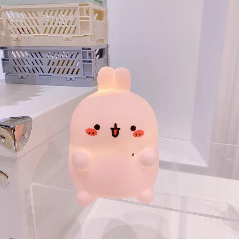 Veilleuse Lapin Douce – Lumière d’Ambiance pour Enfant