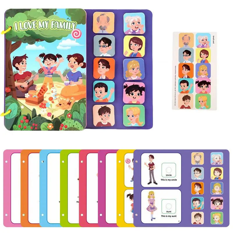 Jeu d’association Montessori – Cartes réutilisables