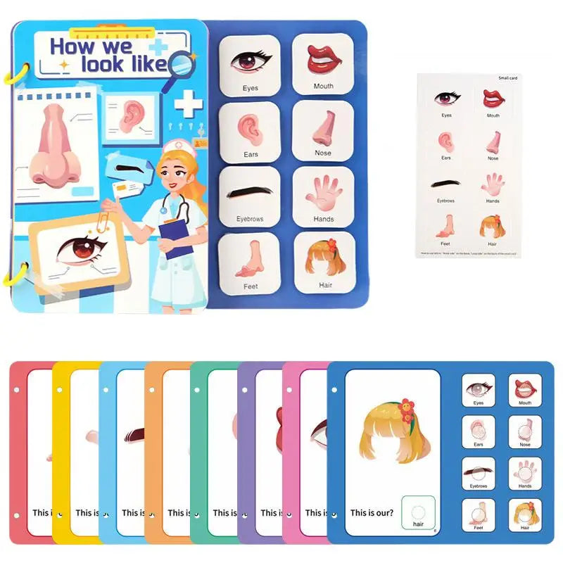 Jeu d’association Montessori – Cartes réutilisables